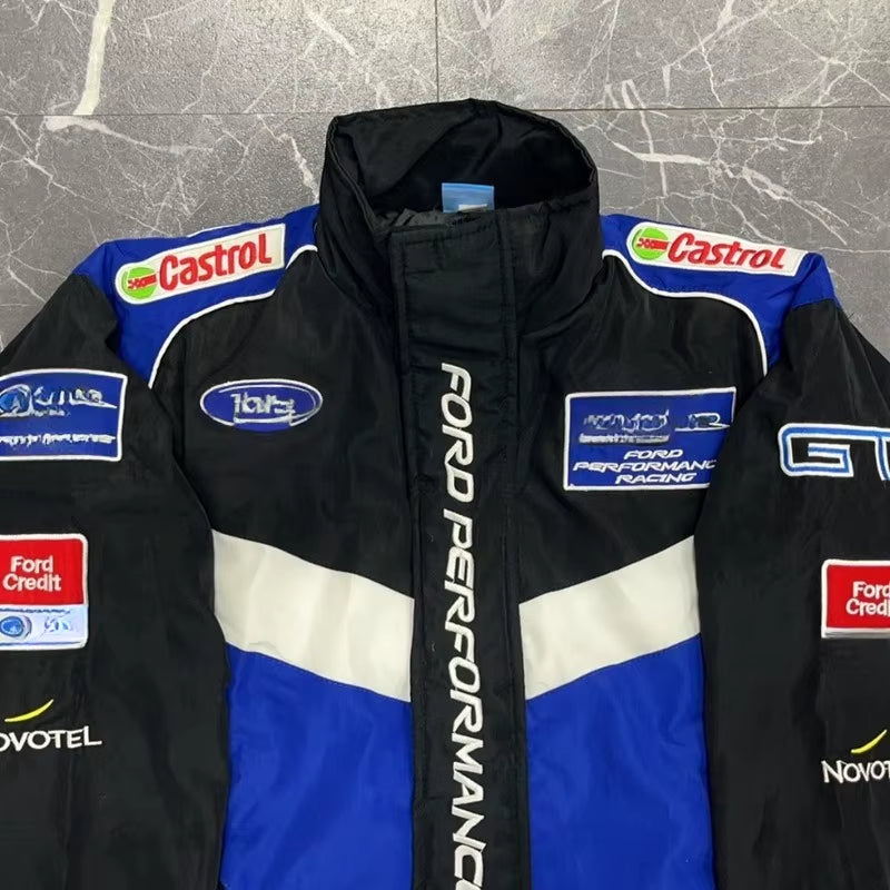 F1 Racing Suit Jacket Embroidered Riding Suit Motorcycle Motorcycle American Pilot Jacket Embroidered Long Sleeved Clothes ﻿