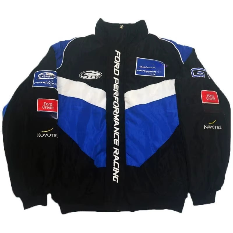 F1 Racing Suit Jacket Embroidered Riding Suit Motorcycle Motorcycle American Pilot Jacket Embroidered Long Sleeved Clothes ﻿