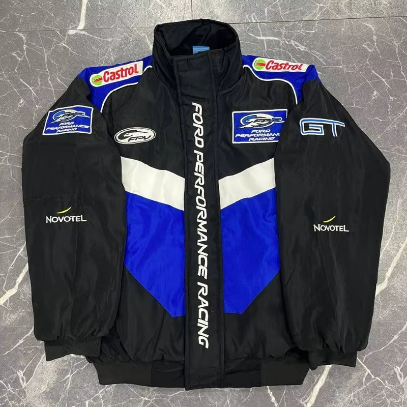 F1 Racing Suit Jacket Embroidered Riding Suit Motorcycle Motorcycle American Pilot Jacket Embroidered Long Sleeved Clothes ﻿